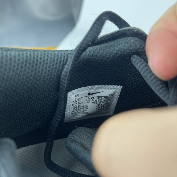 Nike Alpha Menace 3 CV0582-001 Mens Black White Football Cleats Size 8.5 - Picture 9 of 9